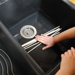 Soak dowels