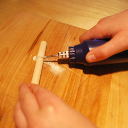 cut dowels to length